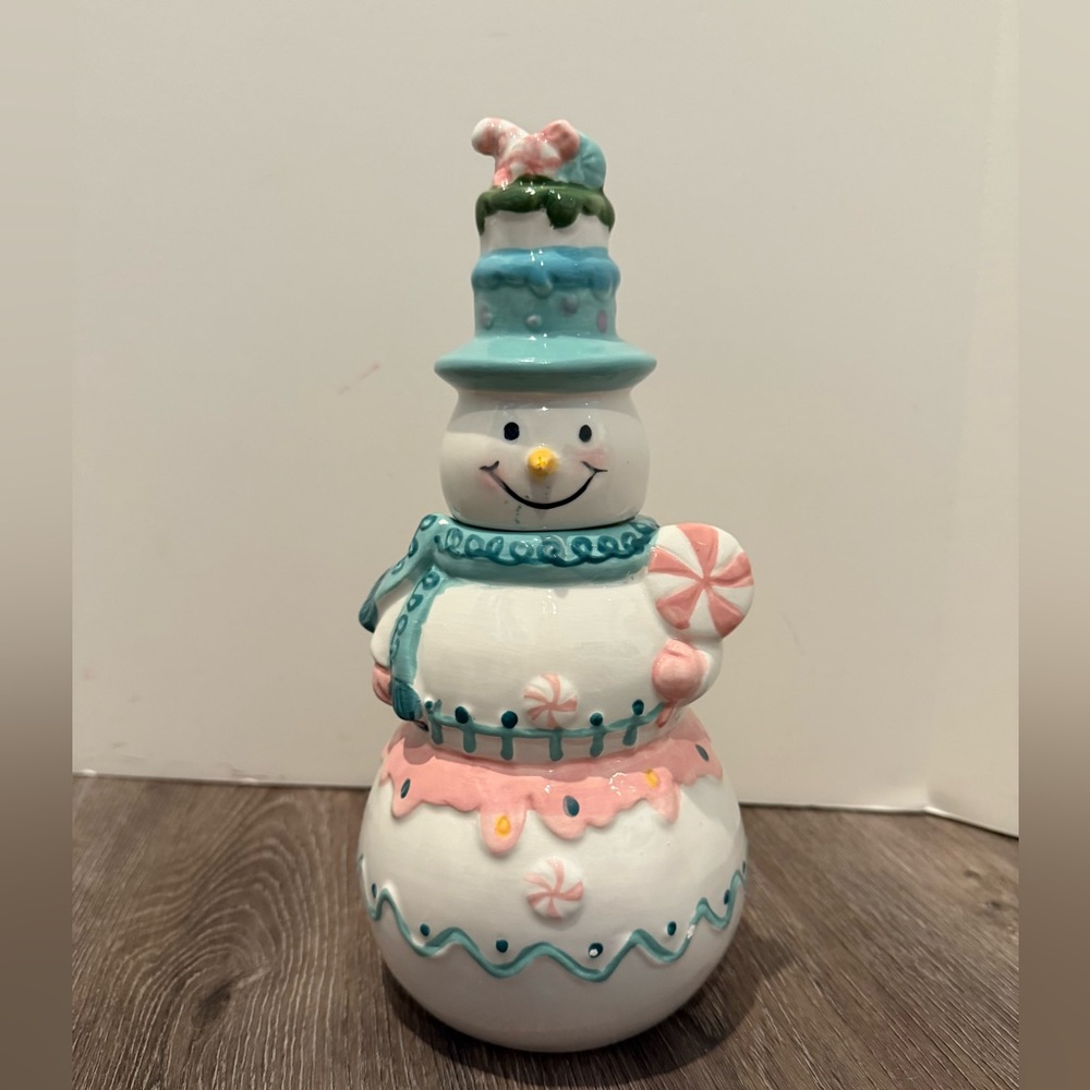 Festive Snowman Candle- NWT